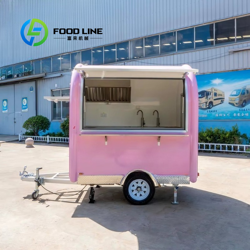 Commercial Kitchen Trailer - Передвижная коммерческая мини-кухня в винтажном стиле