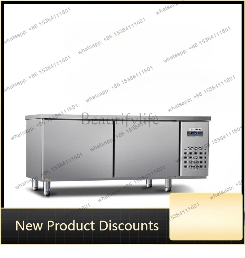Commercial Kitchen Youtube - Промышленный холодильный стол-морозильник с медными трубками,