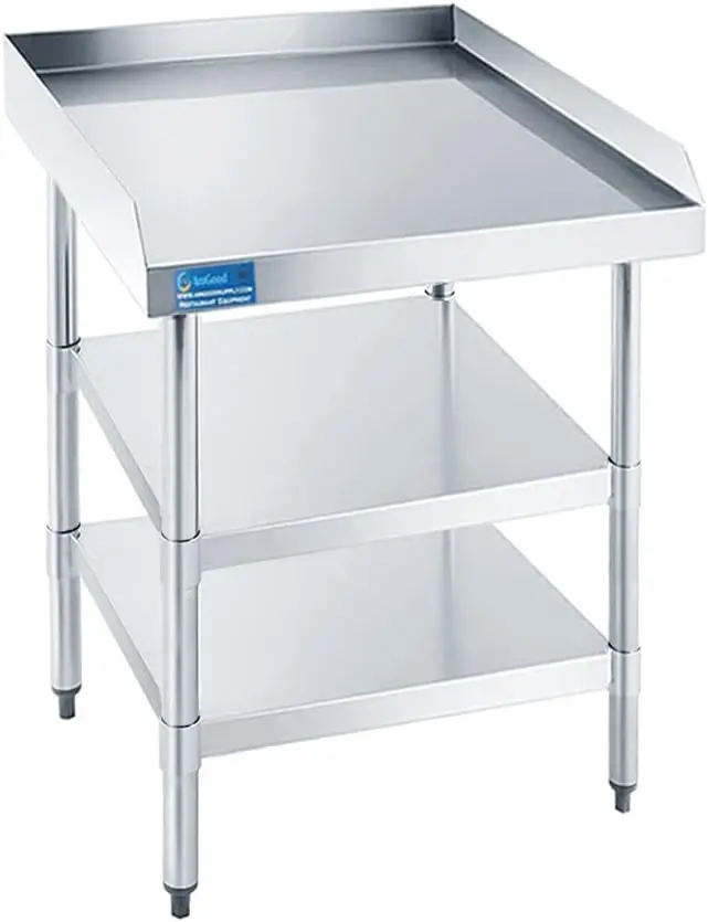 Commercial Work Table with Bac – обзор и цена Commercial Kitchen Backsplash