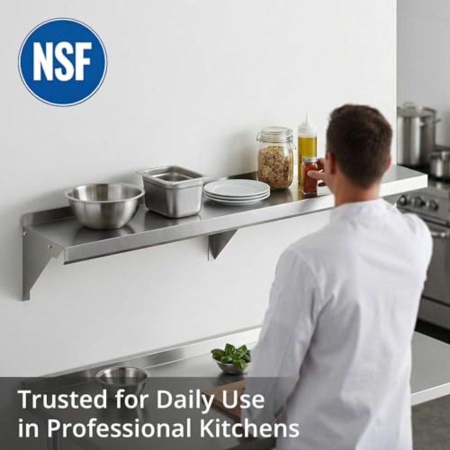 Настенная полка для коммерческ – обзор и цена Commercial Kitchen Backsplash