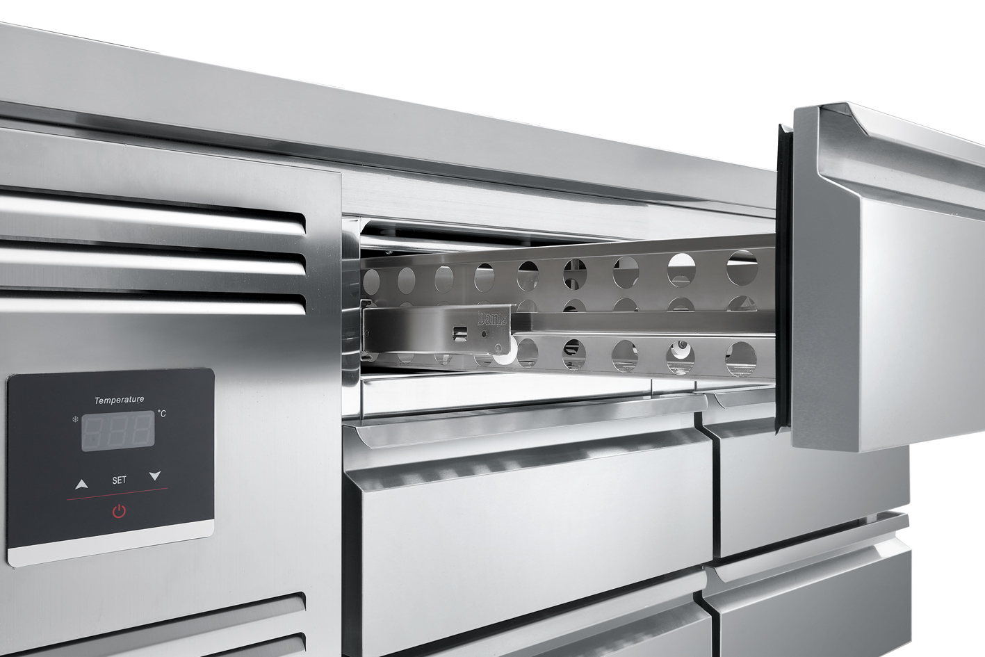 Регулируемый холодильник-стол  – обзор и цена Refrigerated Display Case