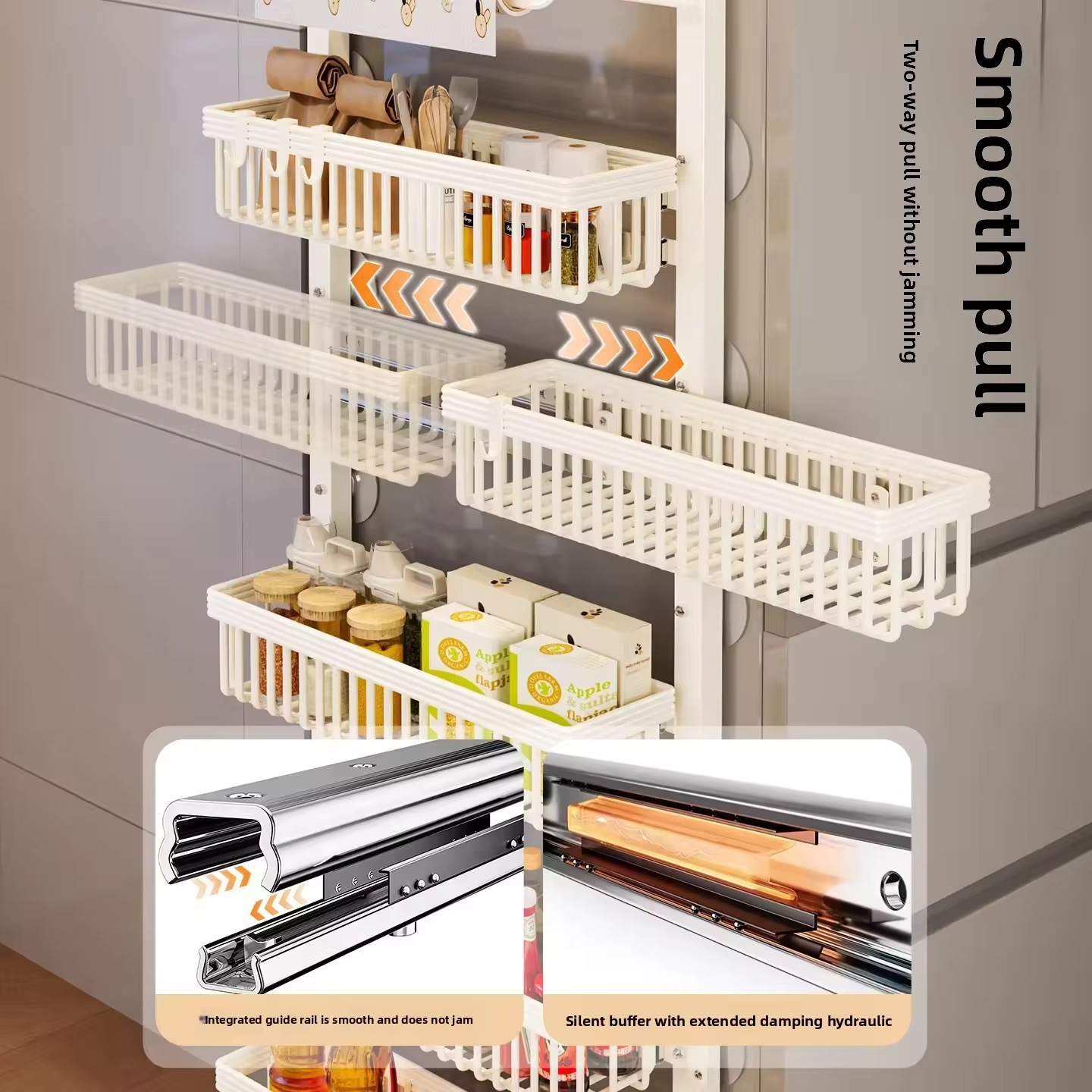 Узкая выдвижная полка-органайз – обзор и цена Commercial Kitchen Wall Shelves