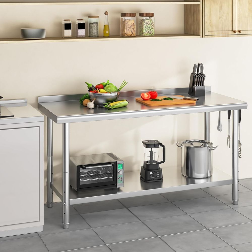 Стол из нержавеющей стали 60 x – обзор и цена Commercial Kitchen Backsplash