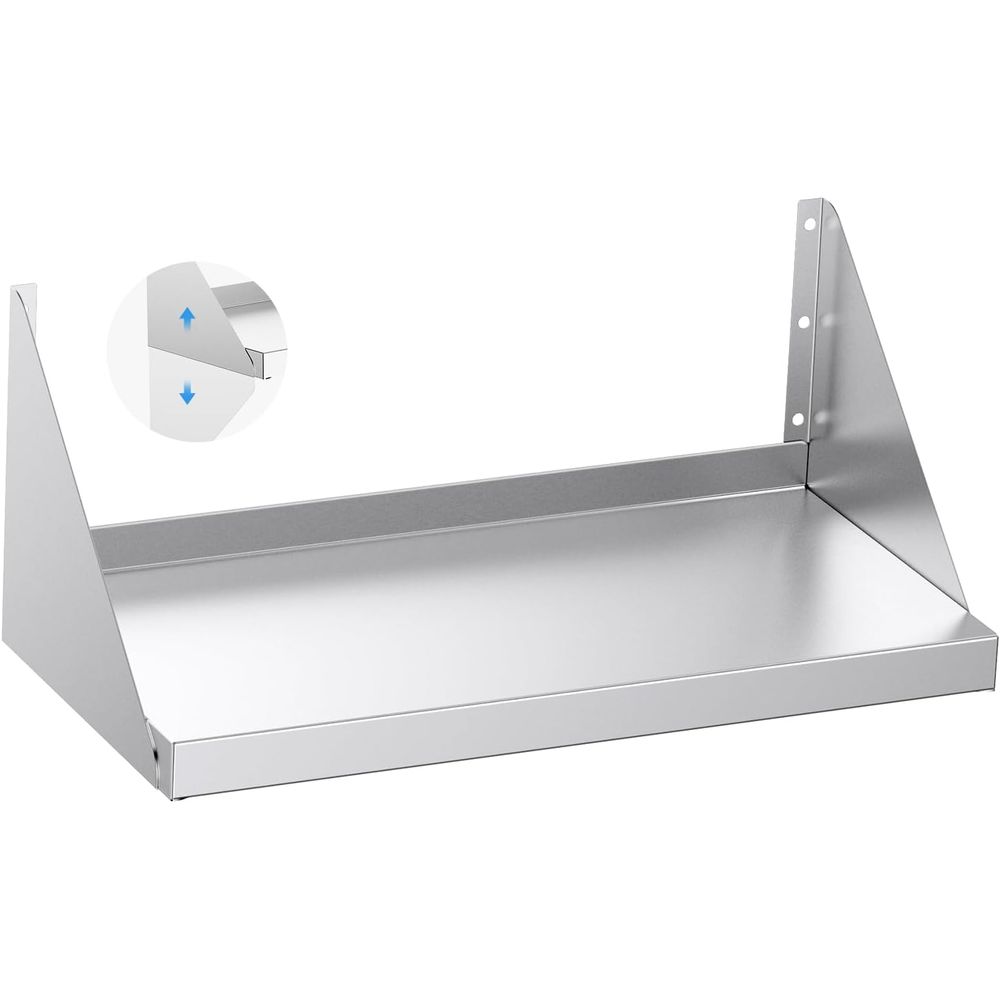 Настенная полка из нержавеющей – обзор и цена Commercial Kitchen Wall Shelves
